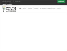 Tablet Screenshot of ccach.org